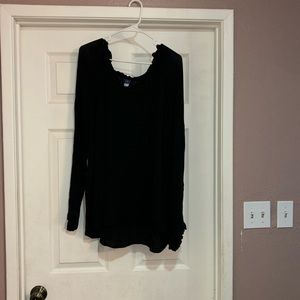 Old Navy gauze long sleeve peasant blouse